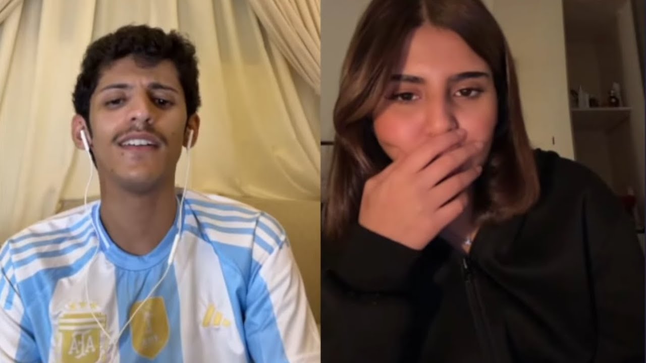 سعود بن خميس يغني حرامات بعد ما البنت و المتابعين لحت عليه