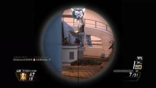 25 KILLSTREAK W/ SNIPER IN LESS THAN 2 MINUTES (COD:BO2)
