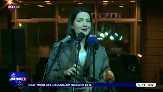 Protest opozicije ispred sjedišta RTRS-a u Banjaluci (BN TV 2022) HD
