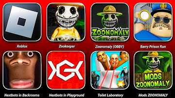 Nextbots in Playground Mod Update,Roblox ZOONOMALY (OBBY),Nextbots in Backroom,Toilet Laboratory