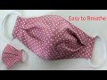 Breathable Face Mask Sewing Tutorial | How to make a Face Mask |  Home made Face Cover | mascarilla