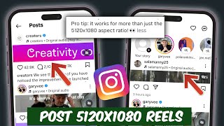 How to Post Trending 5120x1080 Aspect Ratio Reels on Instagram 2025 screenshot 5