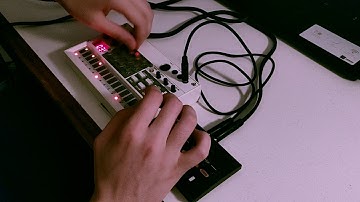 house w/ korg volca sample + korg monotron delay