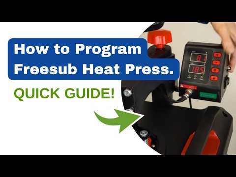 Programming the Control Box of the Freesub P8038 - 8 in 1 Multipress