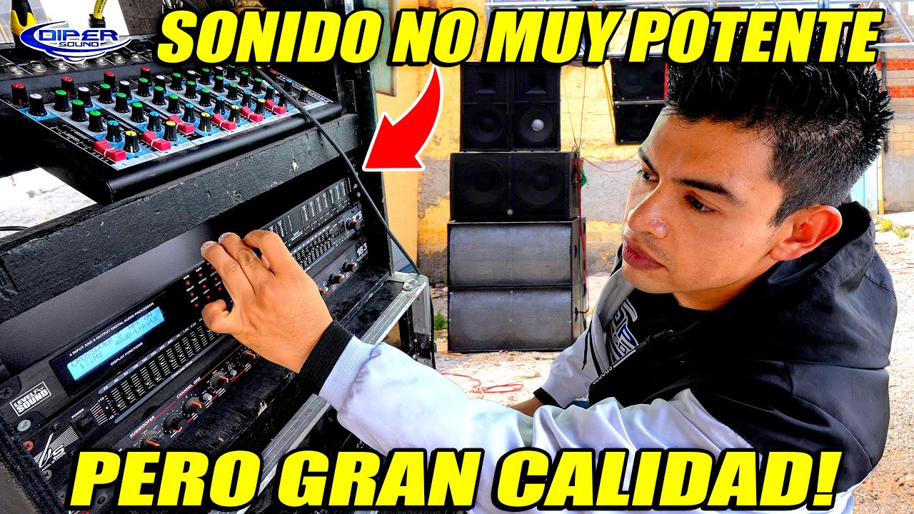 VISITAMOS ESTE SONIDO QUE CON POCA CANTIDAD DE EQUIPO SUENA BONITO Y VA MEJORANDO