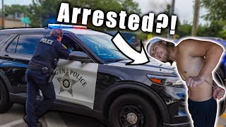 Cop Tries To ARREST Me While Magnet Fishing  Magnet Fishing Gone Wrong