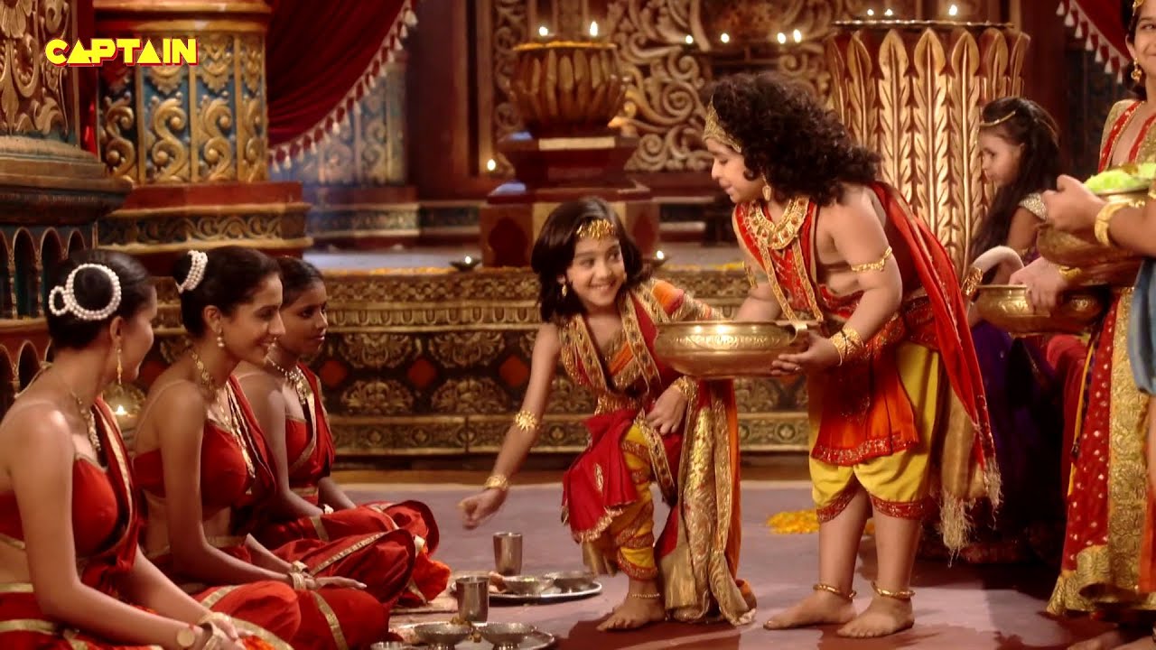श्री राम जी ने खिलाया अपनी दासियों को भोजन || महाबली हनुमान || भाग. 215