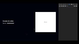 Como manipular propriedade CSS (border-radius) usando JS. HTML CSS & JS