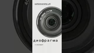 Что такое диафрагма? #фотография #диафрагма #настройкикамеры #советыфотографа #обучениефото