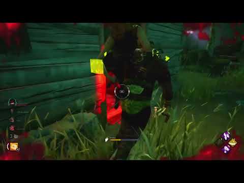 【DBD】星柄パンツを履いてるけど左足痛めてるトラッパー君と味方にやられるミカエラちゃん