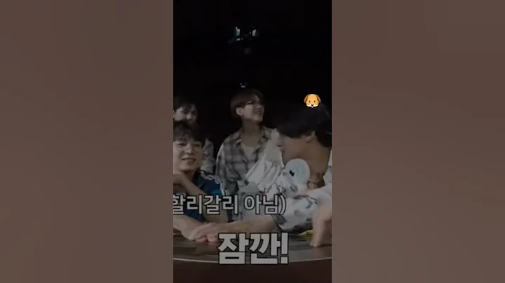 {Meanie/Minwon} #165 Mingyu & Wonwoo holding hand while making eye contact 😍😍🐱🐶