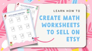 Quick and Easy Way to Create Math Worksheet Printables for Your Etsy Store screenshot 5