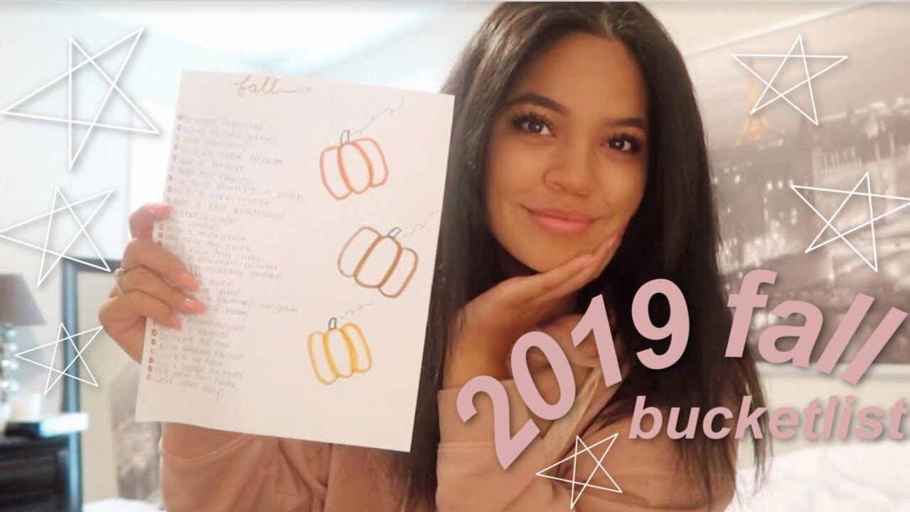 30 TEEN FALL BUCKET LIST IDEAS // MY 2019 FALL BUCKET LIST - YouTube