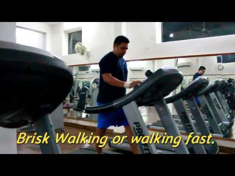 Difference between walk, brisk walk & jogging!