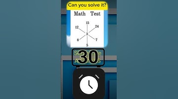 Only 1% Can Solve This in 30 Seconds! 🤯 | Brain Teaser Challenge 🔥 #Shorts