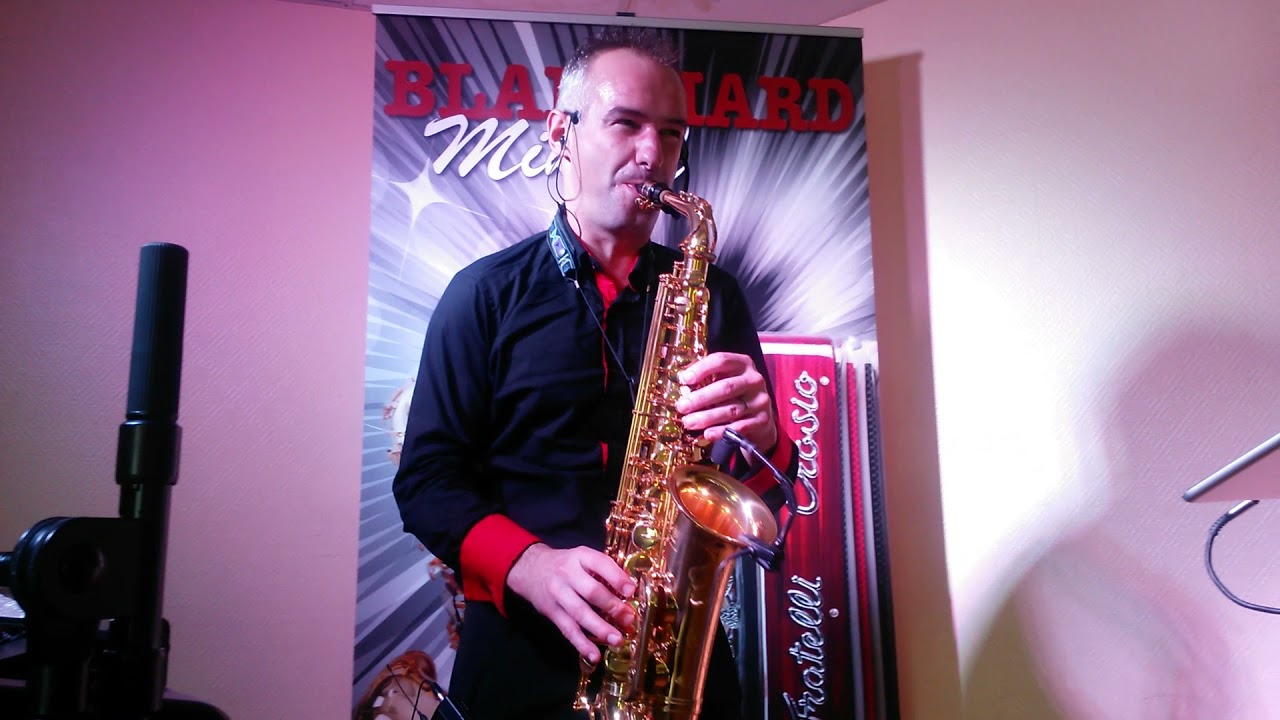 Mikael Blanchard au saxophone