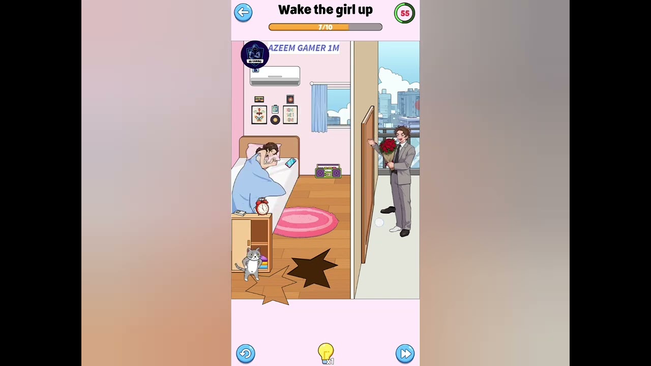 Brainy Prankster Level 30 |Wake The Girl Up| Walkthrough Solutions