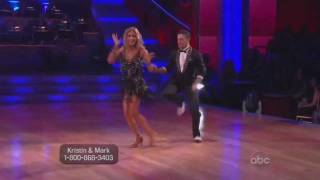 Kristin Cavallari and Mark Ballas Dancing with the Stars cha cha