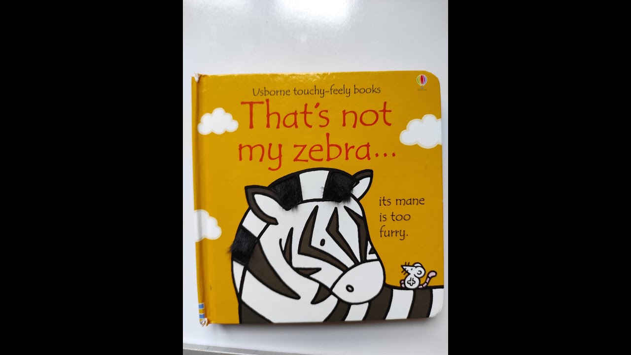 Read With Yogyasri #59: That's not my Zebra | Touch and feel book
