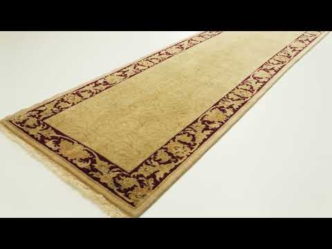 Harem Serisi El Dokuma Uşak Desenli Kahverengi Halı inceleme videosu kapak görseli