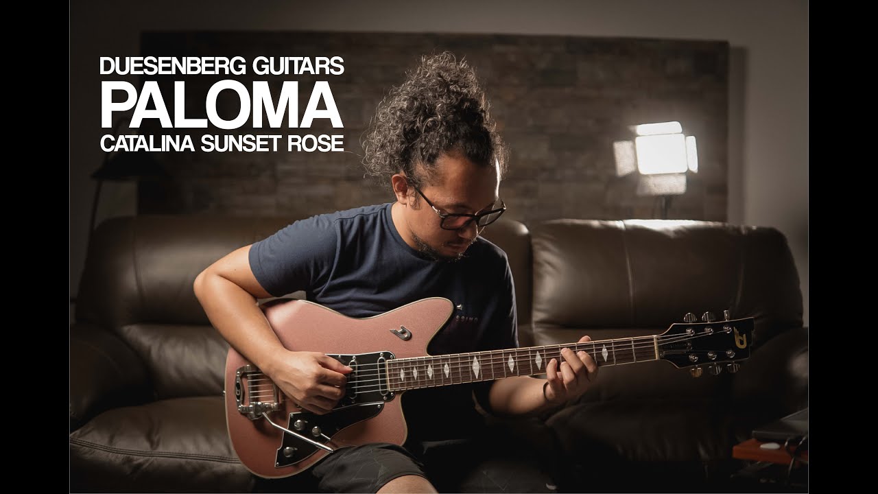 Duesenberg Guitars Paloma (Catalina Sunset Rose) + Fractal FM3 Demo