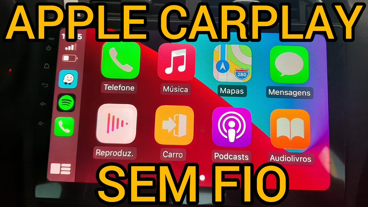 COMO CONECTAR APPLE CARPLAY SEM FIO? YouTube
