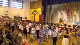 Flash Mob Dance on A P  Willits Elementary School Graduation 20130620