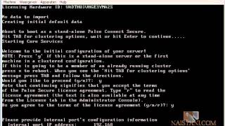 Part1 How to install Pulse Secure as a VM