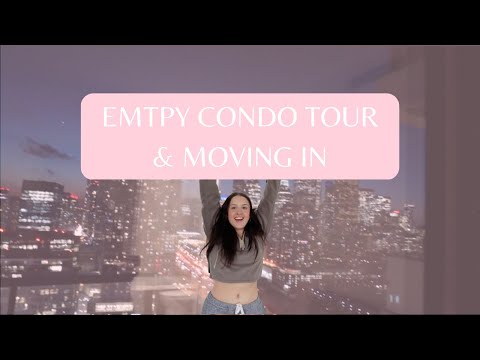 EMPTY CONDO TOUR | MOVING IN, FINAL INTERVIEW, FURNISHING & MORE 💗
