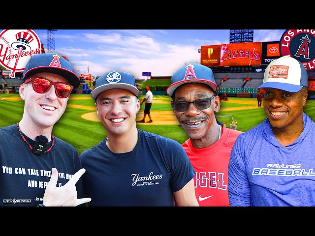 We Got FIELD ACCESS For The YANKEES v ANGELS! | Kleschka Vlogs class=