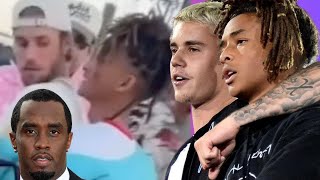 Justin Bieber & Jaden Smith Come out Kissing and dancing on video at Coachella, while Diddy Watches