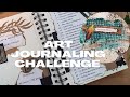 ART JOURNALING CHALLENGE 2022 #19 ( un support différent )