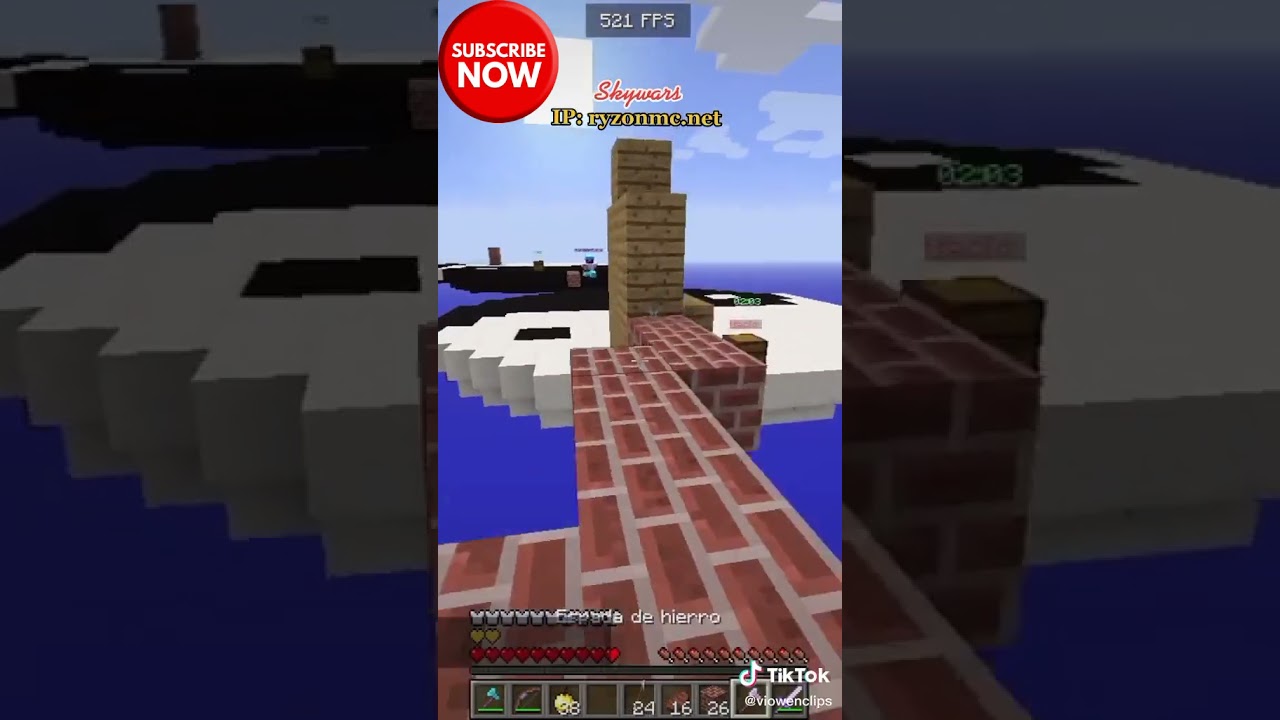 Viowen - Skywars 🤩 en mi servidor ❤ 