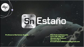 UNEXPO Metalurgia Fisica 1 Presentacion Estaño