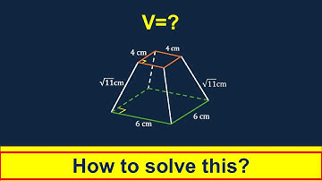 How to Find the Volume of a Truncated Pyramid | Visual Math Animation