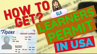 How to get | Learners permit in USA | Student learners permit|#driving#license #usa #learnerspermit