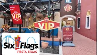 Six Flags Fiesta Texas’ VIP lounge!