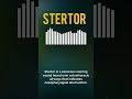 Stertor sound  lung pathologic sound