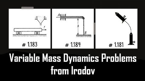 Variable Mass Dynamics Problems from Irodov