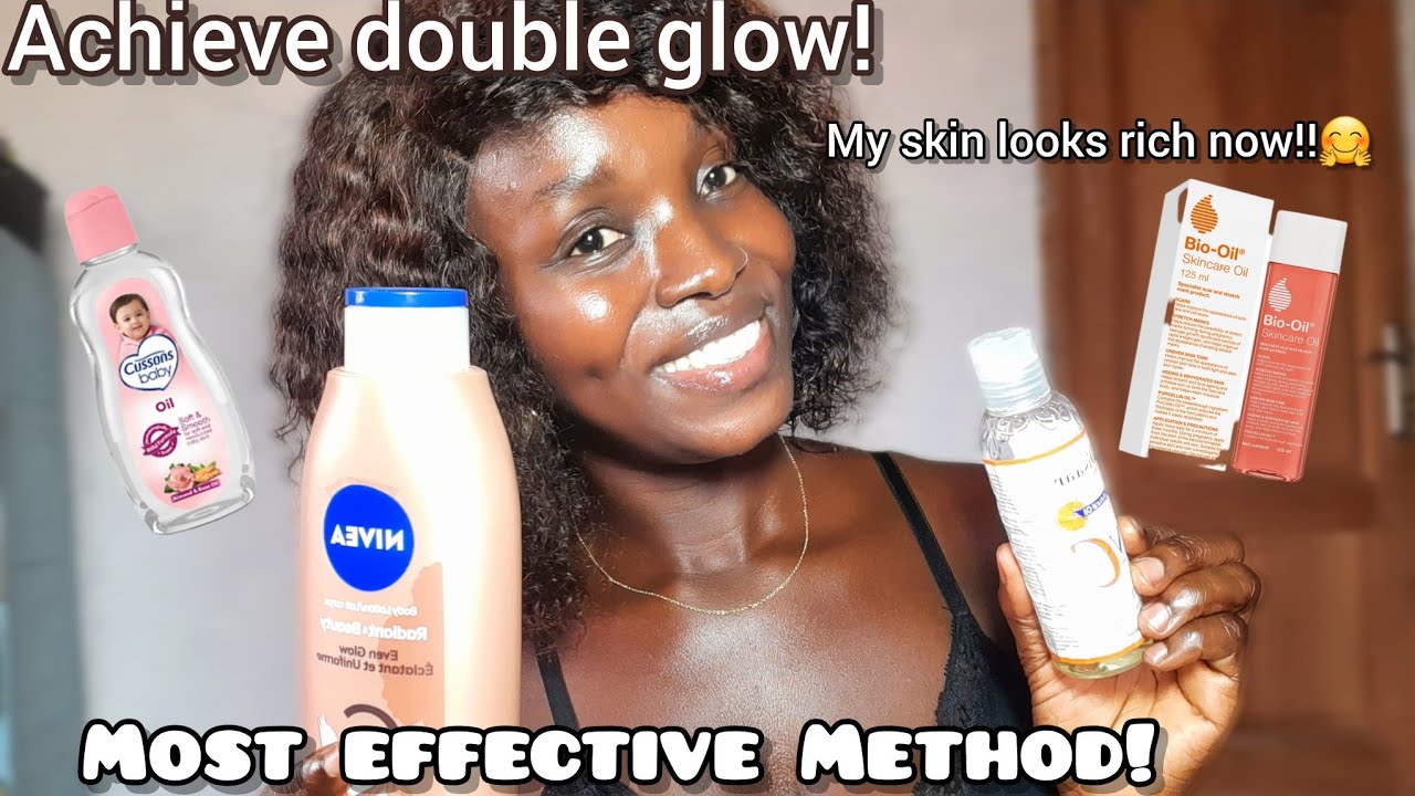 Как смешать лосьон для тела и масло для тела для быстрого осветления кожи!