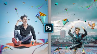 Makarsankranti Photo Editing Tutorial || PS Touch Makar sankranti Photo Editing Tutorial screenshot 4
