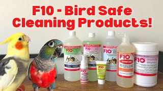 F10 Disinfectant   Pet Bird Safe Cleaning Products | BirdNerdSophie AD