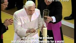 A look back at Benedict XVI's visit to ground zero in 2008
