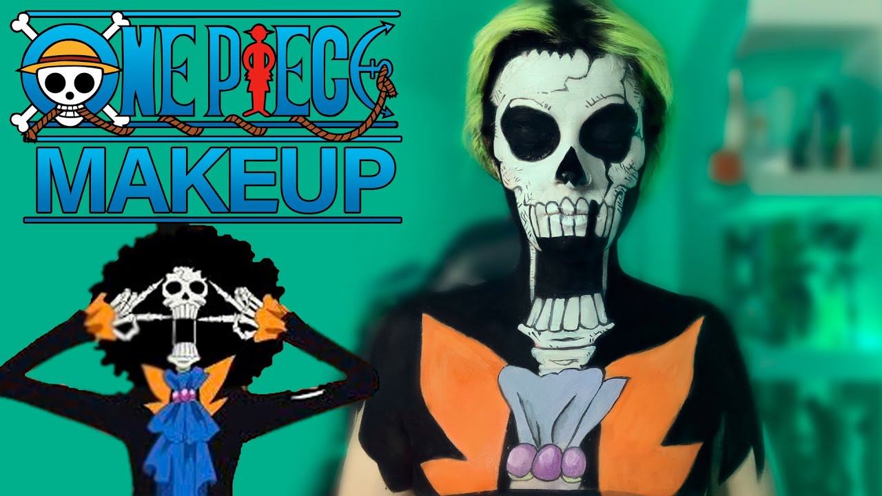 BROOK MAKEUP!!! ONE PIECE BealienQueen YouTube