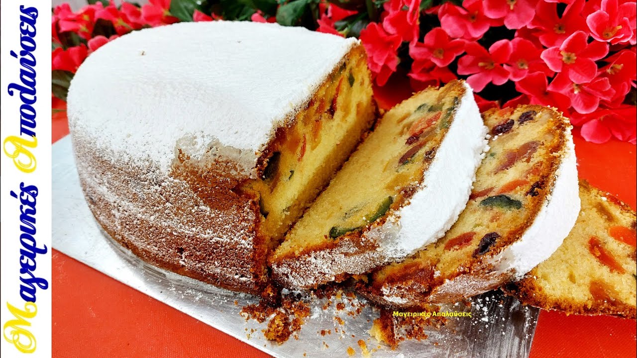 Ванильный торт с начинкой из фруктов или ложек. Очень быстрый пирог и очень вкусный