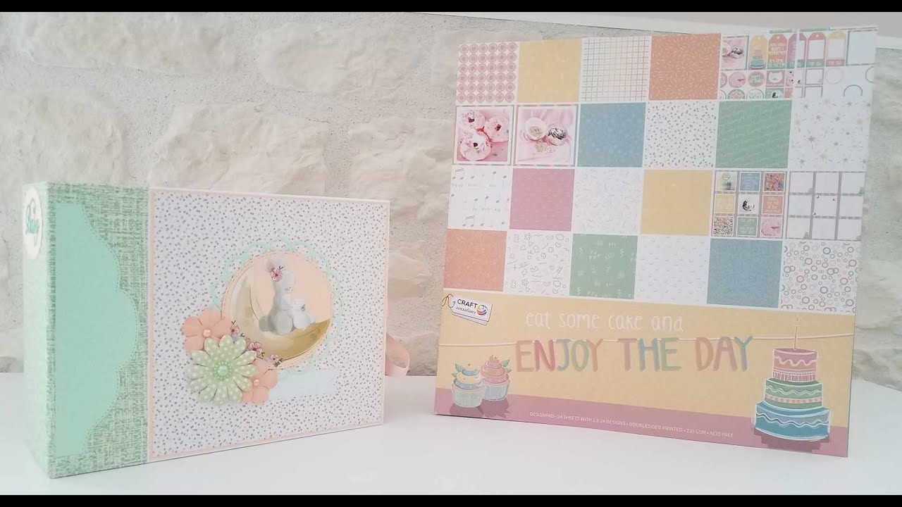 ALBUM BÉBÉ/NAISSANCE MIXTE "BABY" /DÉBUTANT(E) AVEC BLOC ACTION (PRÉSENTATION AVANT LE TUTO) (n.14)