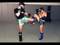Muay thai sparring drills  setting up the blind side head kick with bryan popejoy