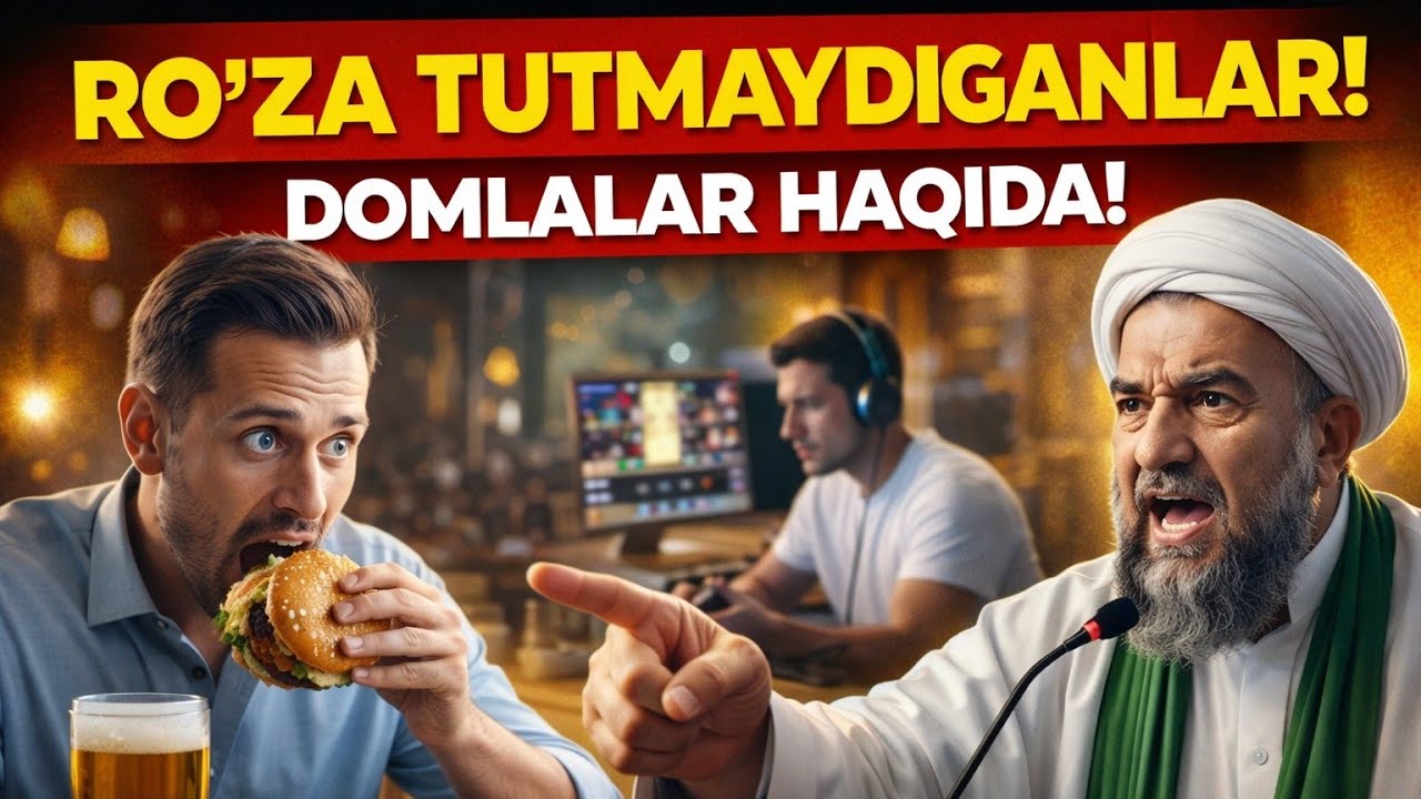 ДОЛЗАРБ! ИМОМ ДОМЛАЛАР ВА МУСОФИРЛАР, БОЙЛАР , РЎЗАДОРЛАР ЭШИТИНГ ! | МАХМУДЖОН ДОМЛА  