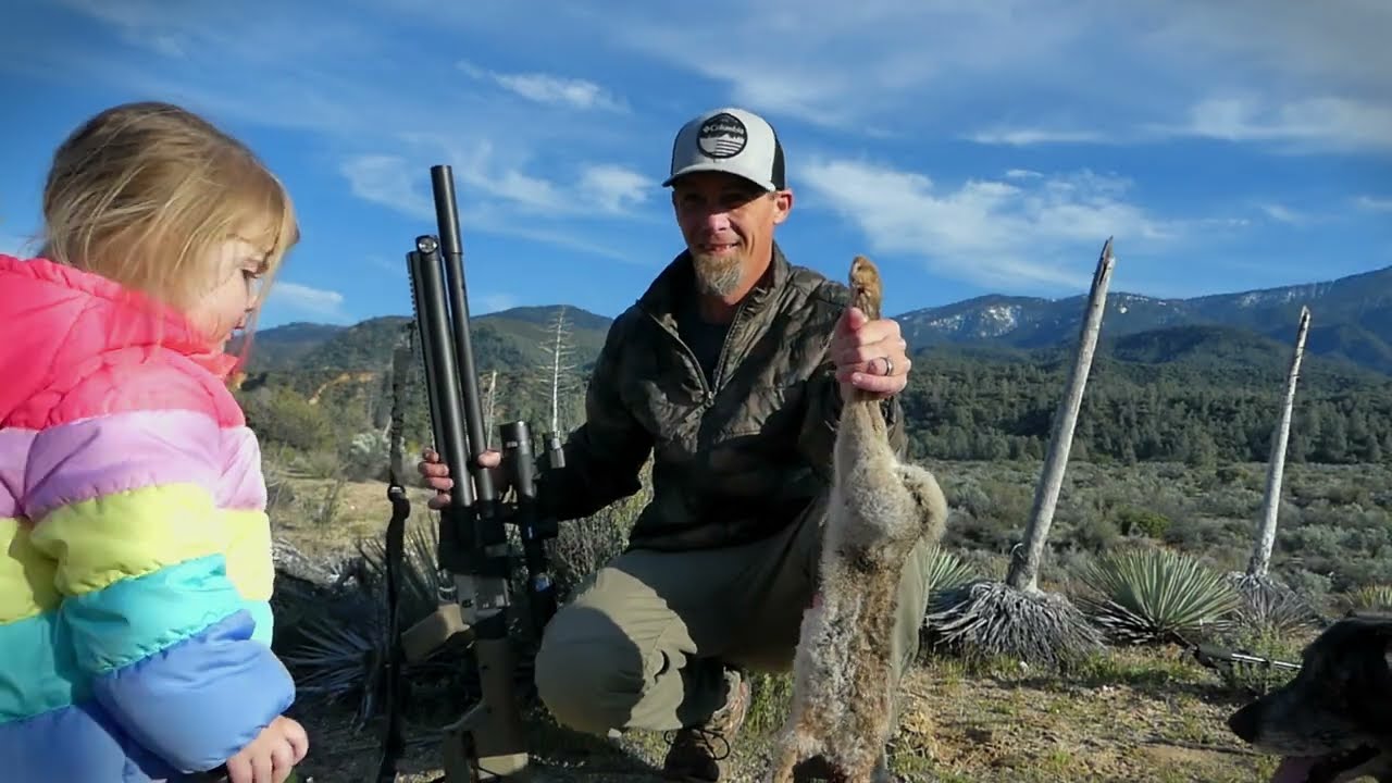 Airgun Hunting with toddler