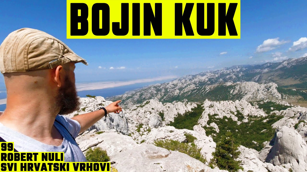 Bojin kuk, Bojinac, Velebit, 1110m - planinarenje [99. VRH iz serijala SVI HRVATSKI VRHOVI] 4K
